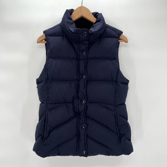 Vintage J.Crew down sherpa lined womens vest